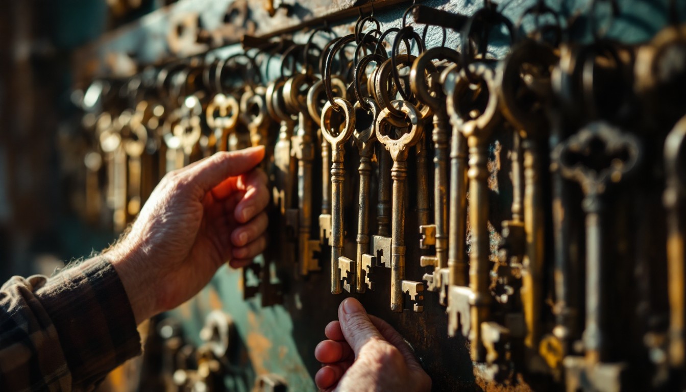 Locksmith at work